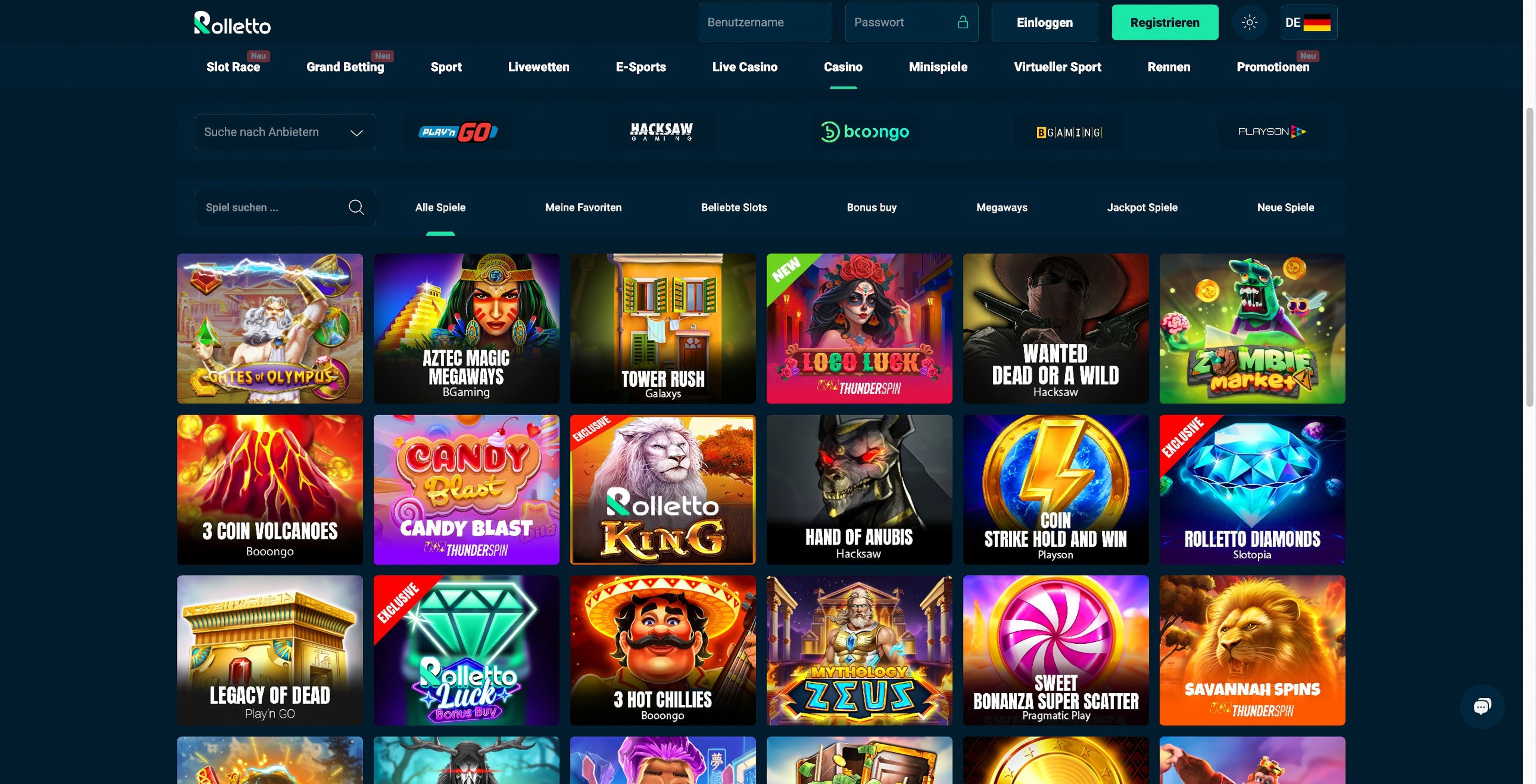 Rolletto desktop screenshot 2